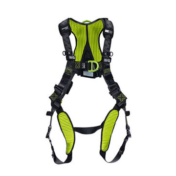 Harness, XS, 420 lb Capacity, Black/Green, Polyester