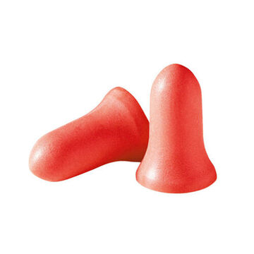 Ear Plug Disposable Uncorded, 33 Db, Bell, Red, Universal