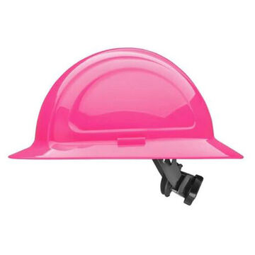 Front Brim Hard Hat, Hot Pink, HDPE, Ratchet, Class E