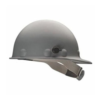 Hard Hat Front Brim, Gray, Fiberglass, Ratchet, Class C, G