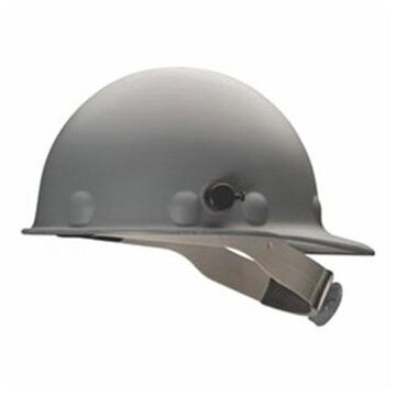 Hard Hat Front Brim, Gray, Fiberglass, Ratchet, Class C, G