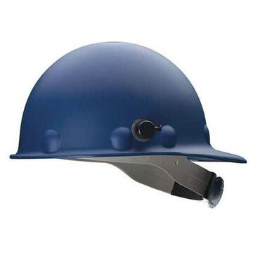 Hard Hat Front Brim, Blue, Fiberglass, Ratchet, Class C, G