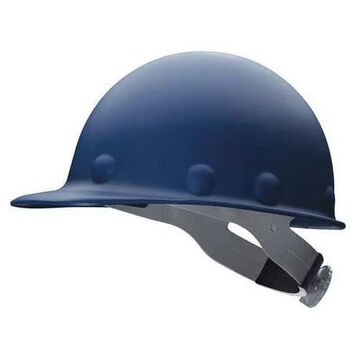 Casque de sécurité à bord avant, bleu, fibre de verre, cliquet, classe C, G