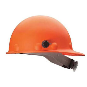 Front Brim Hard Hat, Orange, Fiberglass, Ratchet, Class C, G