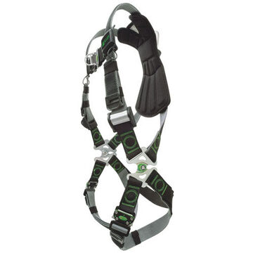 Harness Standard Full Body, Universal, 400 Lb Capacity, Black/gray, Polyester
