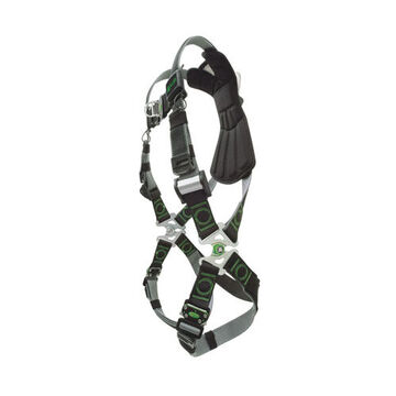 Full Body Harness, Universal, 400 lb Capacity, Black/Gray, Polyester