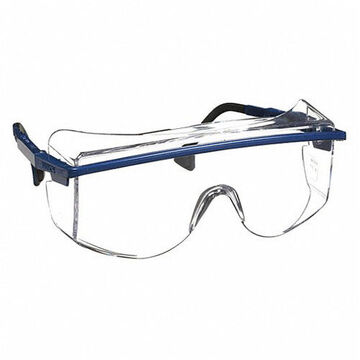 Lunettes de sécurité, moyennes, antibuée Uvextreme, transparentes, OTG, bleues