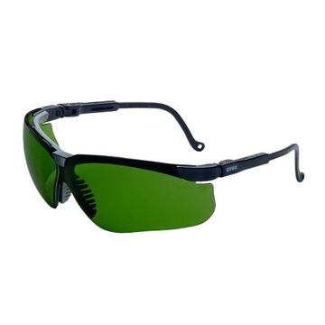 Safety Glasses, Medium, Uvextreme Anti-Fog, Welding Shade, Wraparound, Black