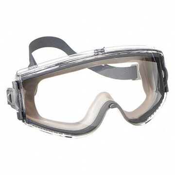 Goggles Chemical Splash/impact Resistant Safety, Universal, Hydroshield Anti-fog, Anti-scratch, Clear, Wraparound, Gray