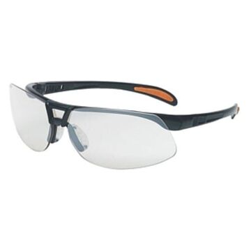 Safety Glasses, Universal, Scratch Resistant, SCT-Reflect 50, Wraparound, Black