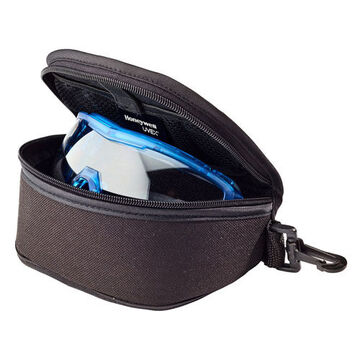 Eyewear Case Hard Universal, Zipper Closure, Nylon, Black