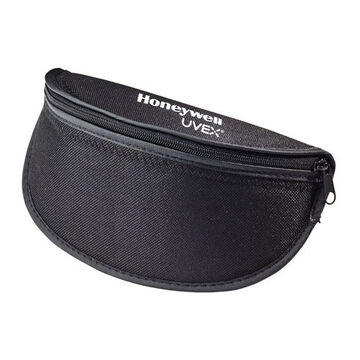 Eyewear Case Hard Universal, Zipper Closure, Nylon, Black