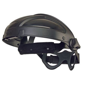 Casque de protection faciale, noir, nylon