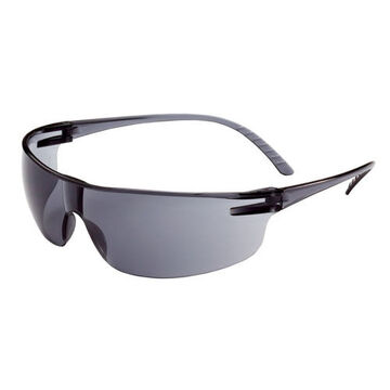 Safety Glasses, Universal, Anti-Fog, Anti-Scratch, Gray, Wraparound, Gray