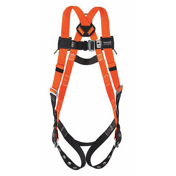 Non-stretch Harness, L/XL, 400 lb Capacity, Orange, Polyester
