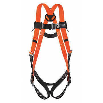 Harnais non extensible, G/TG, capacité de 400 lb, orange, polyester