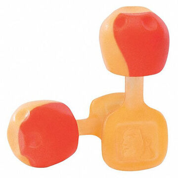 Ear Plug, 28 dB, Pod, Orange, Medium