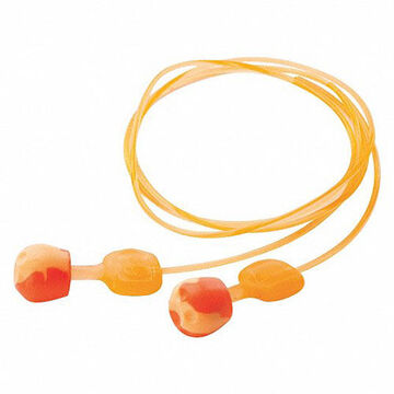 Ear Plug, 28 dB, Pod, Orange, Medium