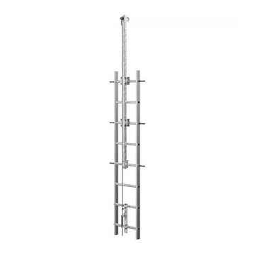 Ladder Climbing Lifeline Cable, 310 lb Capacity, 30 ft lg, Galvanized Steel, Steel