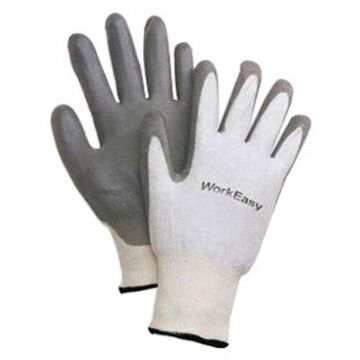 Gloves, Size 10/XL, Gray, Polyurethane