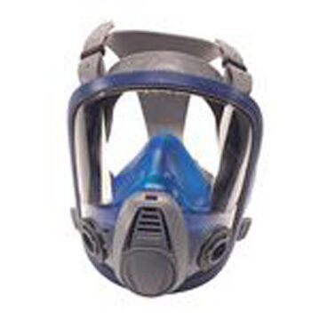 Respirateur à masque complet, petit, bleu