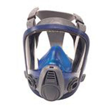 Respirator Full Facepiece, Small, Blue