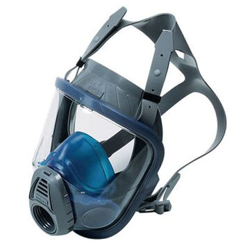 Respirator Full Facepiece, 8.386 In Size, Black