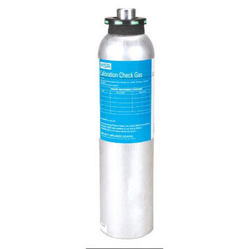 Gaz d'étalonnage, capacité de 58 l, diamètre de 6-1/4 pouce, hauteur de 15-1/4 pouce, 500 psi, inodore