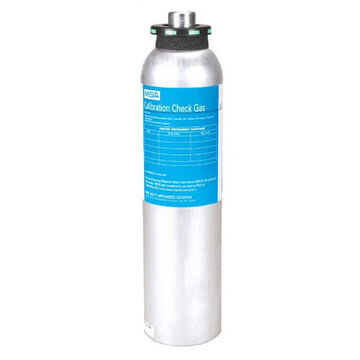 Calibration Gas, 58 l Capacity, 2-7/8 in Dia ,11-1/2 in ht, 500 psi, Odorless