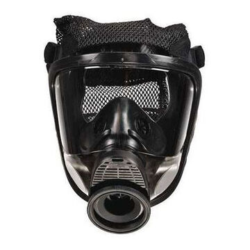 Respirator Full Facepiece, 8.386 In Size, Black