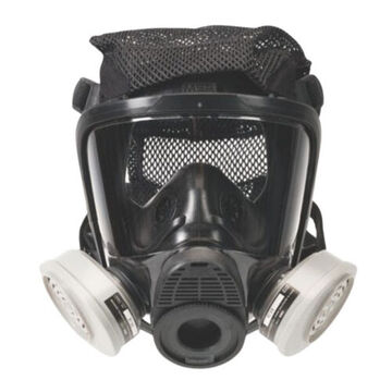 Full Facepiece Respirator, 8.386 in Size, Black