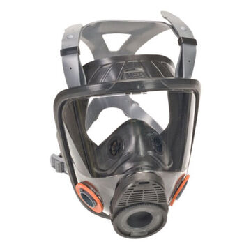 Respirator Full Facepiece, 8.386 In Size, Black