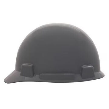 Protection de la tête du bord avant Capuchon de protection non ventilé de type I, convient aux chapeaux de 6-1/2 à 8 pouce, gris marine, HDPE, cliquet à 6 pouceints, classe E