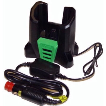 Charger Vehicle Cradle, 12 Vdc, Rugged Rubberized Armor