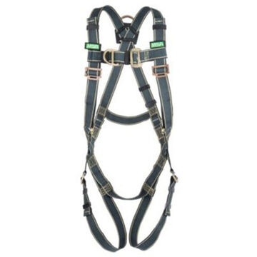 Harness Full Body, Standard, 32.047 In Lg, 400 Lb Capacity, Black, Kevlar/nomex Webbing