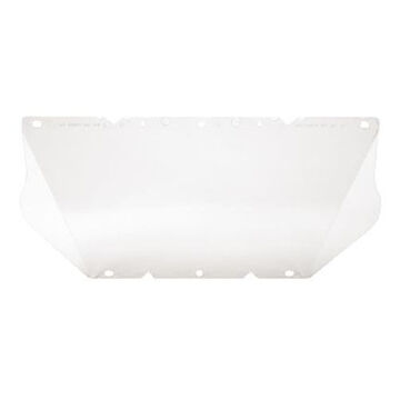 Visor Comparison Visor, Clear, Polycarbonate, 8 in ht, 17 in ht