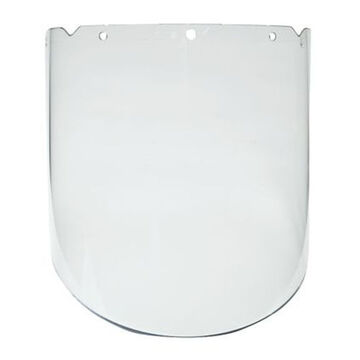 Visor Heavy-duty Purpose Mesh, Clear, Polycarbonate, 9-1/4 In Ht, 17 In Ht