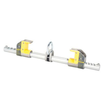 Lightweight XL Beam Anchor, 310 lb Capacity, Fits Beam 14-23-1/2 in, 3 in Dia, Steel, 29.528 in lg