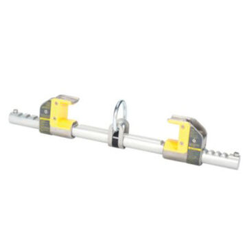 Beam Anchor Lightweight Xl, 310 Lb Capacity, Fits Beam 14-23-1/2 In, 3 In Dia, Steel, 29.528 In Lg