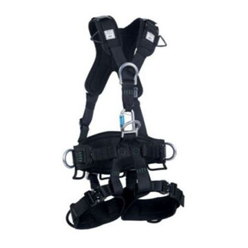 Harness Full Body, Large, 31.299 In Lg, 400 Lb Capacity, Green, Polyester