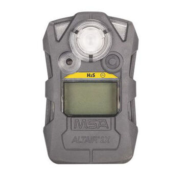 Single Gas Detector, 10 to 15 ppm Detection, Lithium-Ion, Rugged Rubberized armor