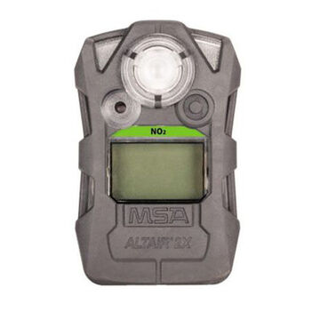 Single Gas Detector, 2.5 to 5 ppm Detection, Lithium-Ion, Rubberized Armor