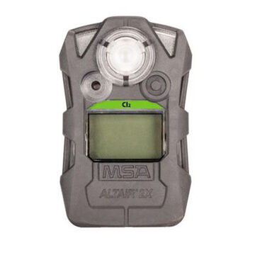 Single Gas Detector, 0.5 to 1 ppm Detection, Lithium-Ion, Rubberized Armor