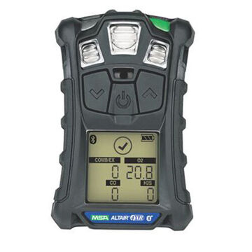 Multi Gas Detector, 0 to 100%, 0 to 30% Vol, 0 to 200 ppm, 0 to 1999 ppm, Rechargeable Li-polymer, Rubberized over-mold