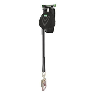 Fall Limiter Leading Edge Personal, 310 Lb Capacity, 1-leg, Black, 36cs Snap Hook