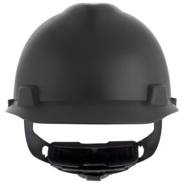 Casque rigide ventilé de type I, convient aux casques de 6-1/2 à 8 pouce, noir mat, HDPE, 1 touche, classe E