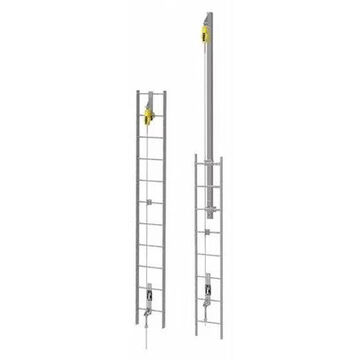 Ladder Lifeline Kit, Steel, Silver