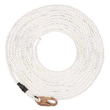 Lifeline Vertical, 100 Ft Lg, Poly/pyp