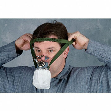Respirator Self Rescuer Emergency Escape Mouth Bit, Universal, Stainless Steel Case, Carbon Monoxide