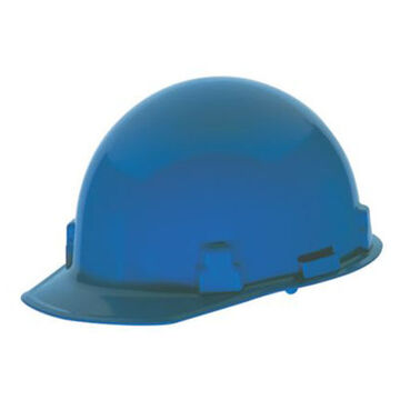 Casque de sécurité à bord avant, bleu, nylon renforcé de fibre de verre, cliquet, classe G